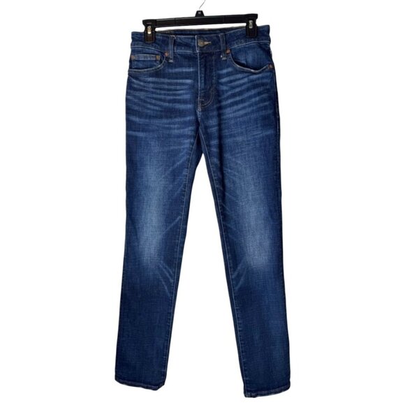 American Eagle Jeans Men 28 Blue Denim Next Level Flex Slim Straight Faded - Picture 1 of 11